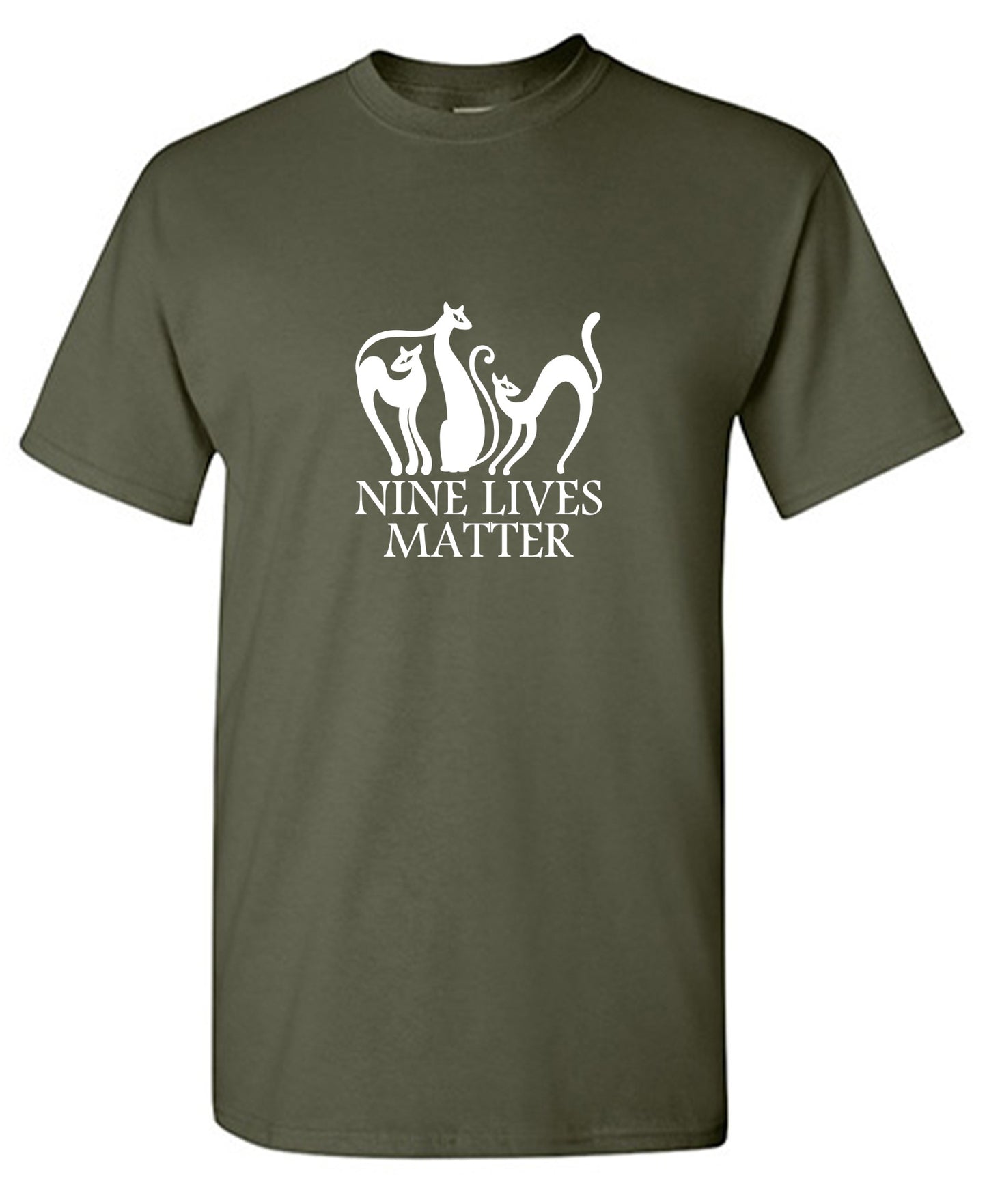 Funny T-Shirts design "Nine Lives Matter T-Shirt - Youth"