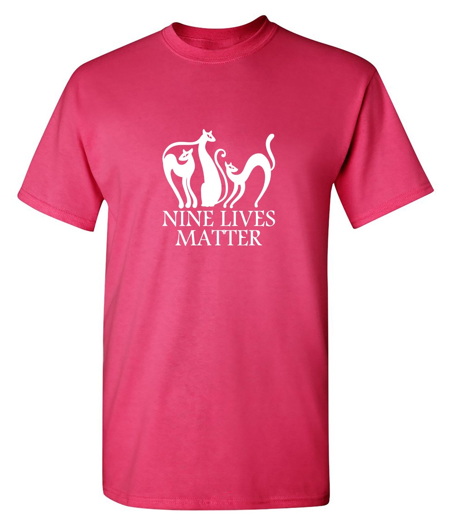 Funny T-Shirts design "Nine Lives Matter T-Shirt - Youth"