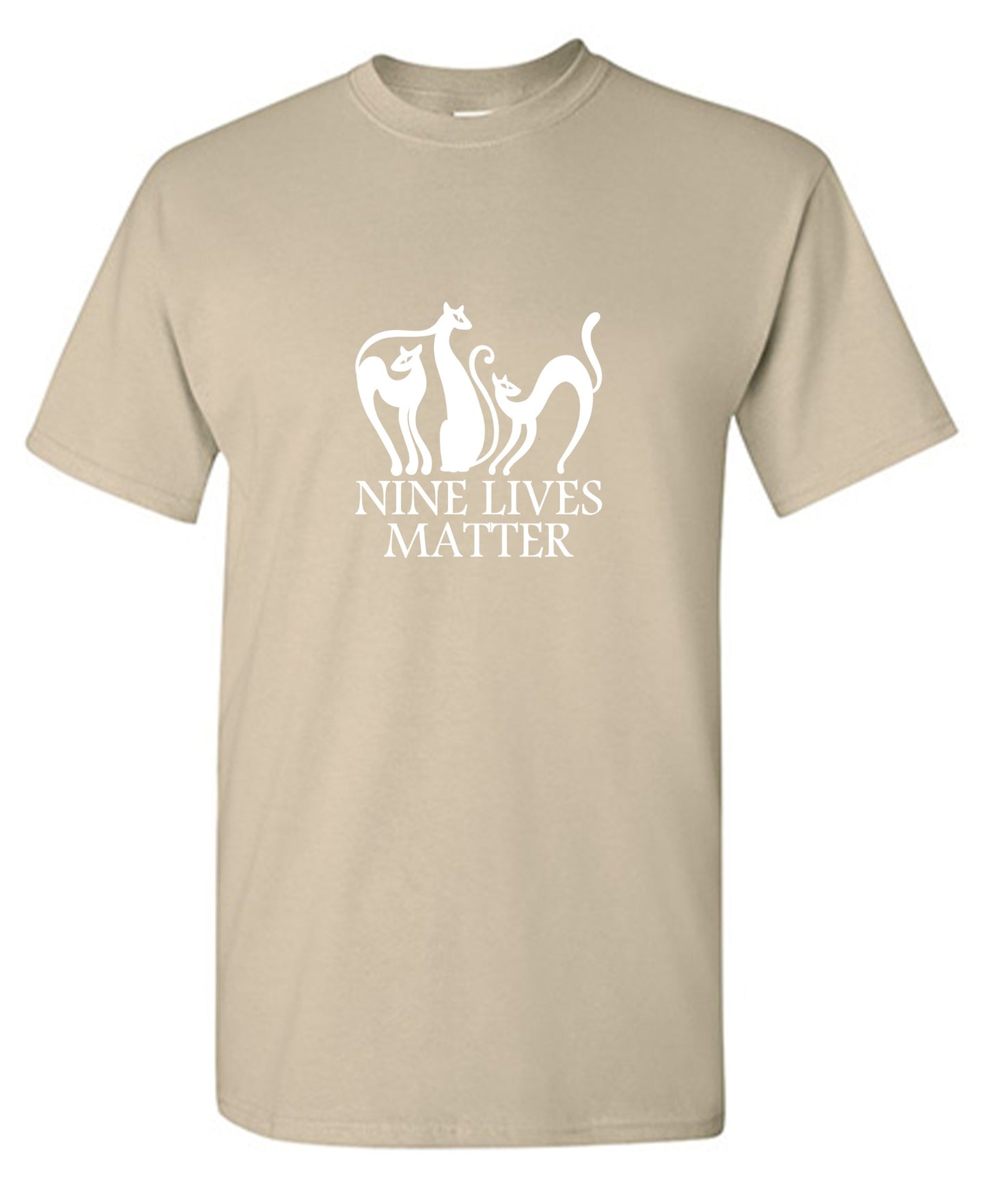 Funny T-Shirts design "Nine Lives Matter T-Shirt - Youth"