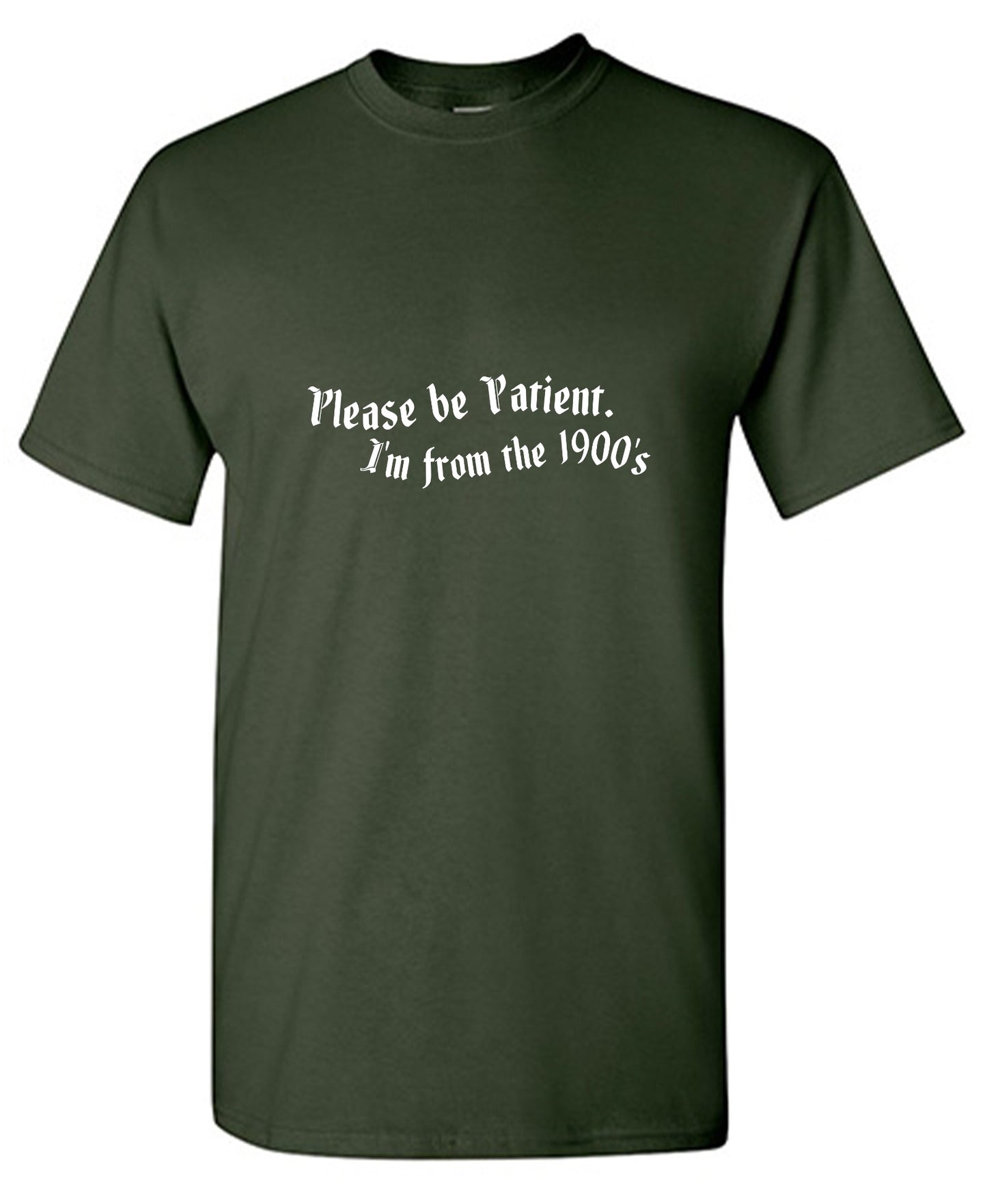Funny T-Shirts design "Please Be Patient I'm From The 1900's T-Shirt - Youth"