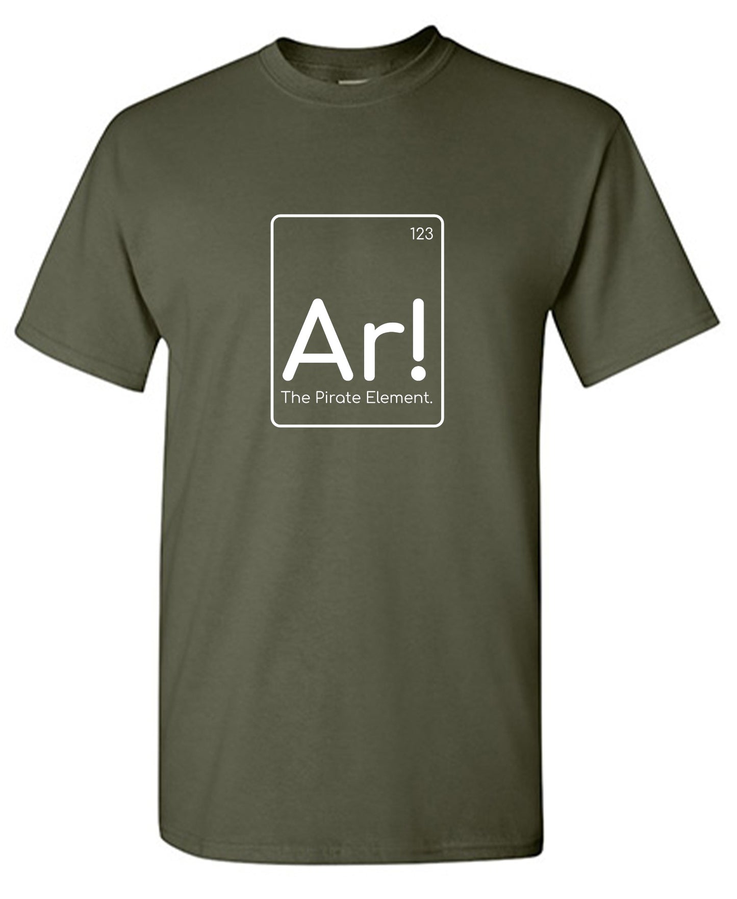 Funny T-Shirts design "Ar! The Pirate Element T-Shirt"