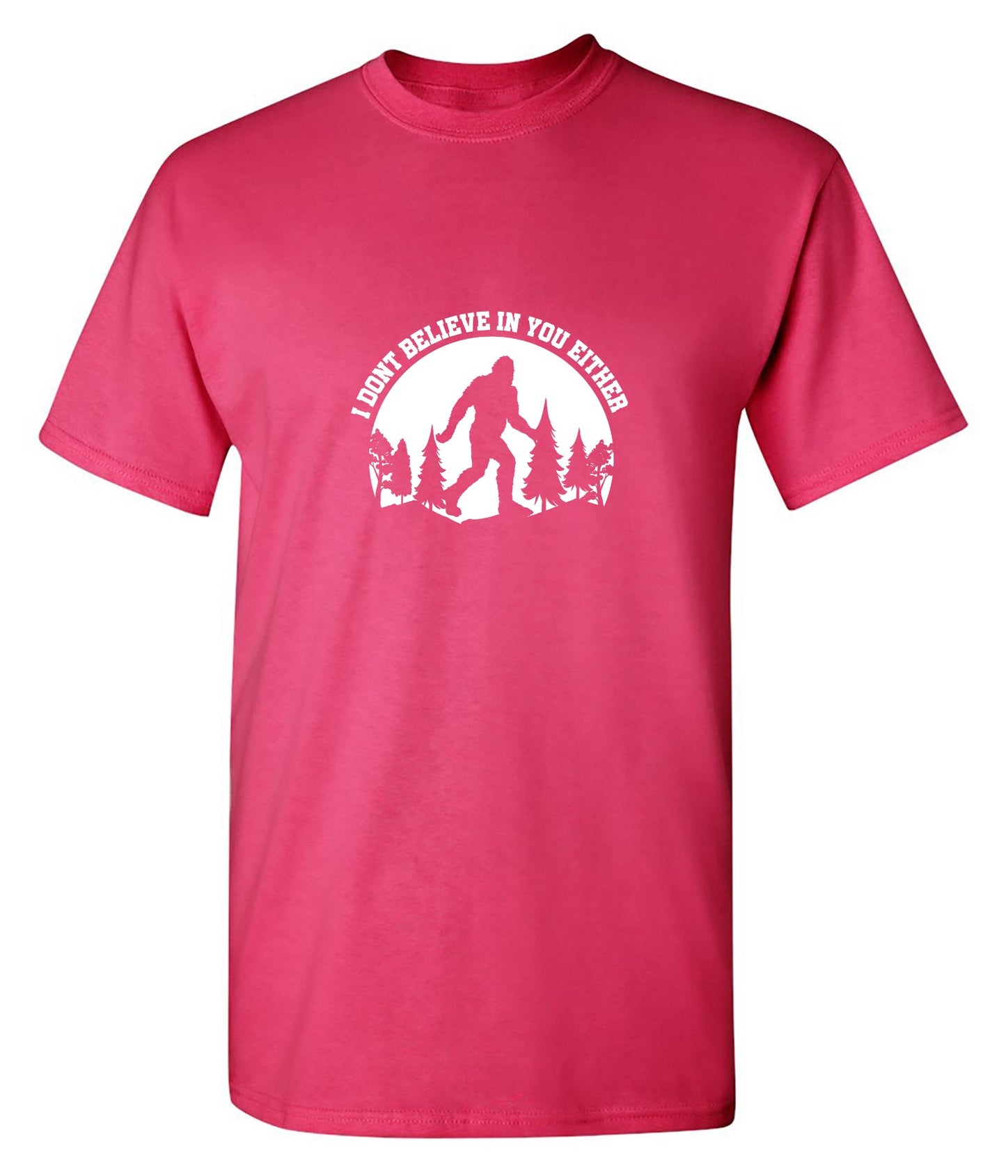 Funny T-Shirts design "I Don’t Believe in You Either T-Shirt - Tall Tee"