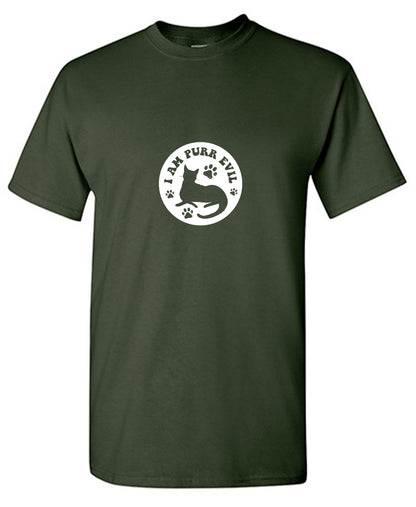 Funny T-Shirts design "I am Purr Evil T-Shirt"