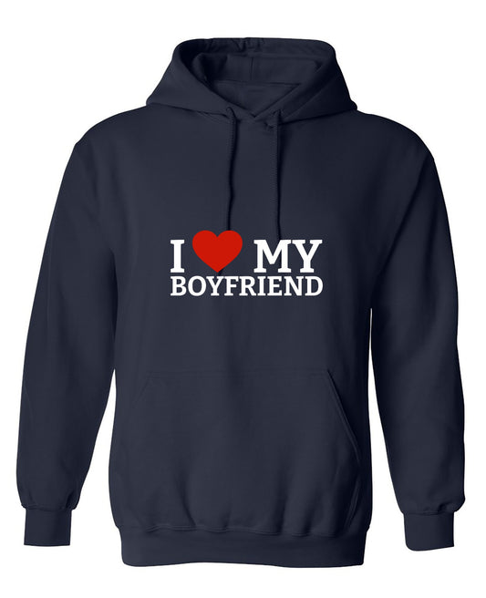 Funny T-Shirts design "I Love My Boyfriend T-Shirt - Hoodie"