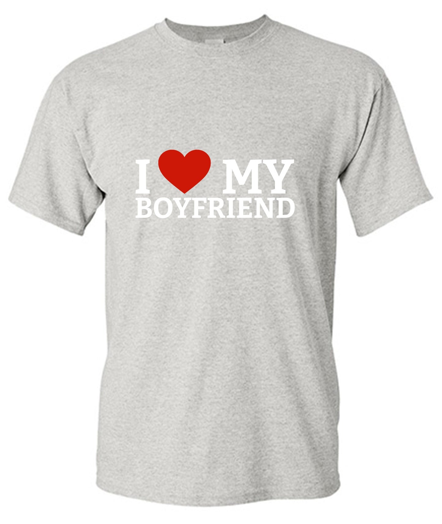 Funny T-Shirts design "I Love My Boyfriend T-Shirt"