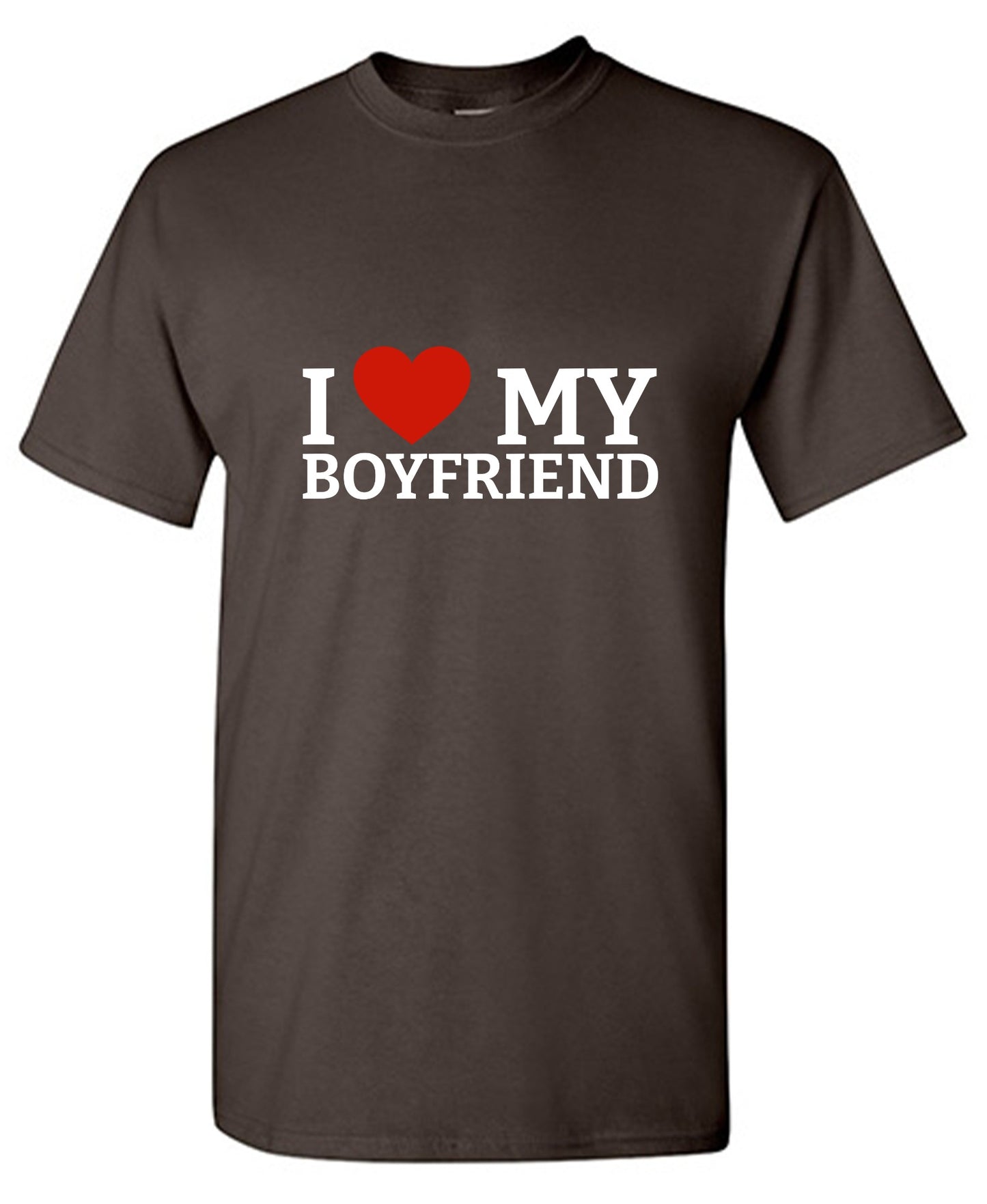 Funny T-Shirts design "I Love My Boyfriend T-Shirt"