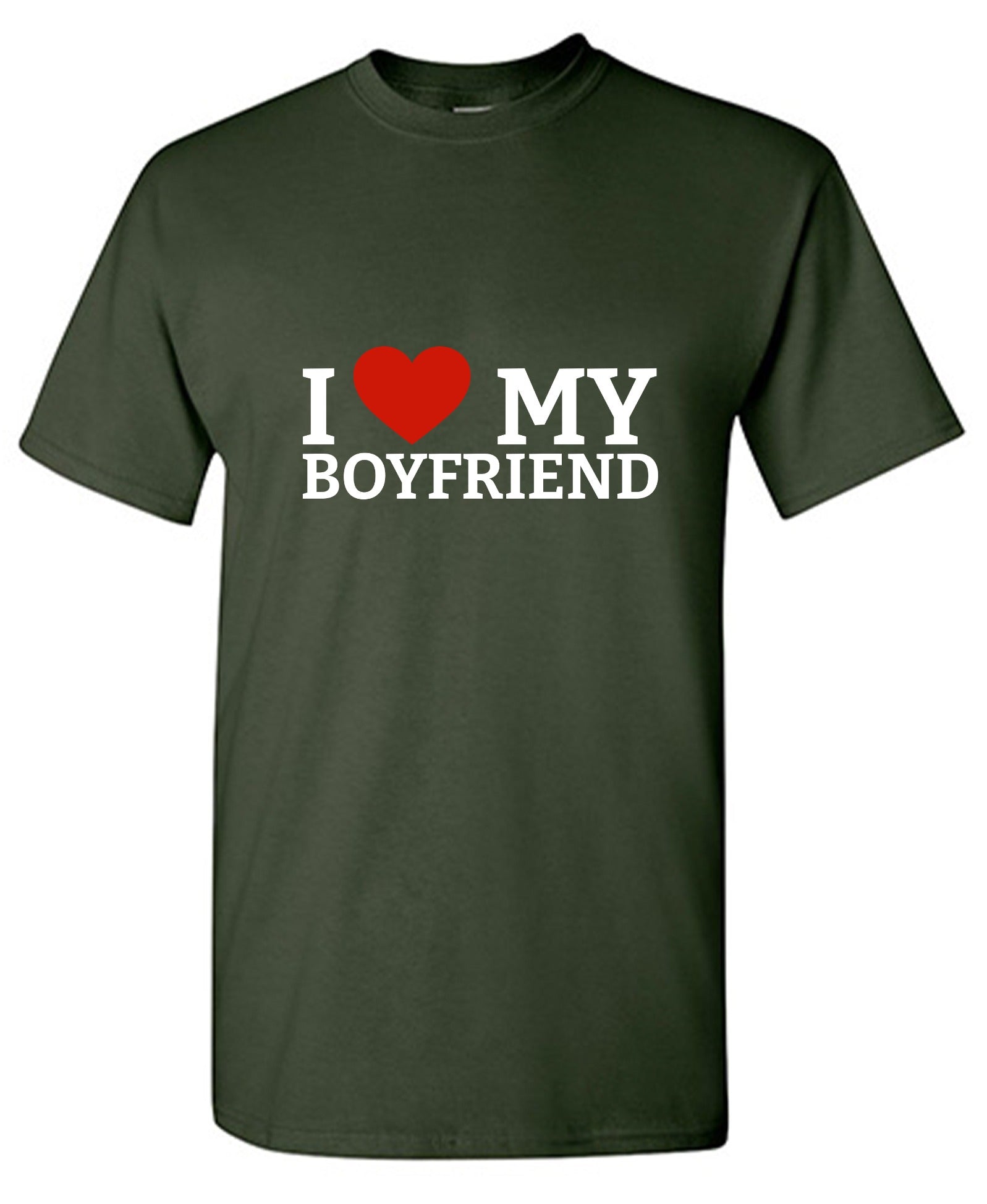 Funny T-Shirts design "I Love My Boyfriend T-Shirt"