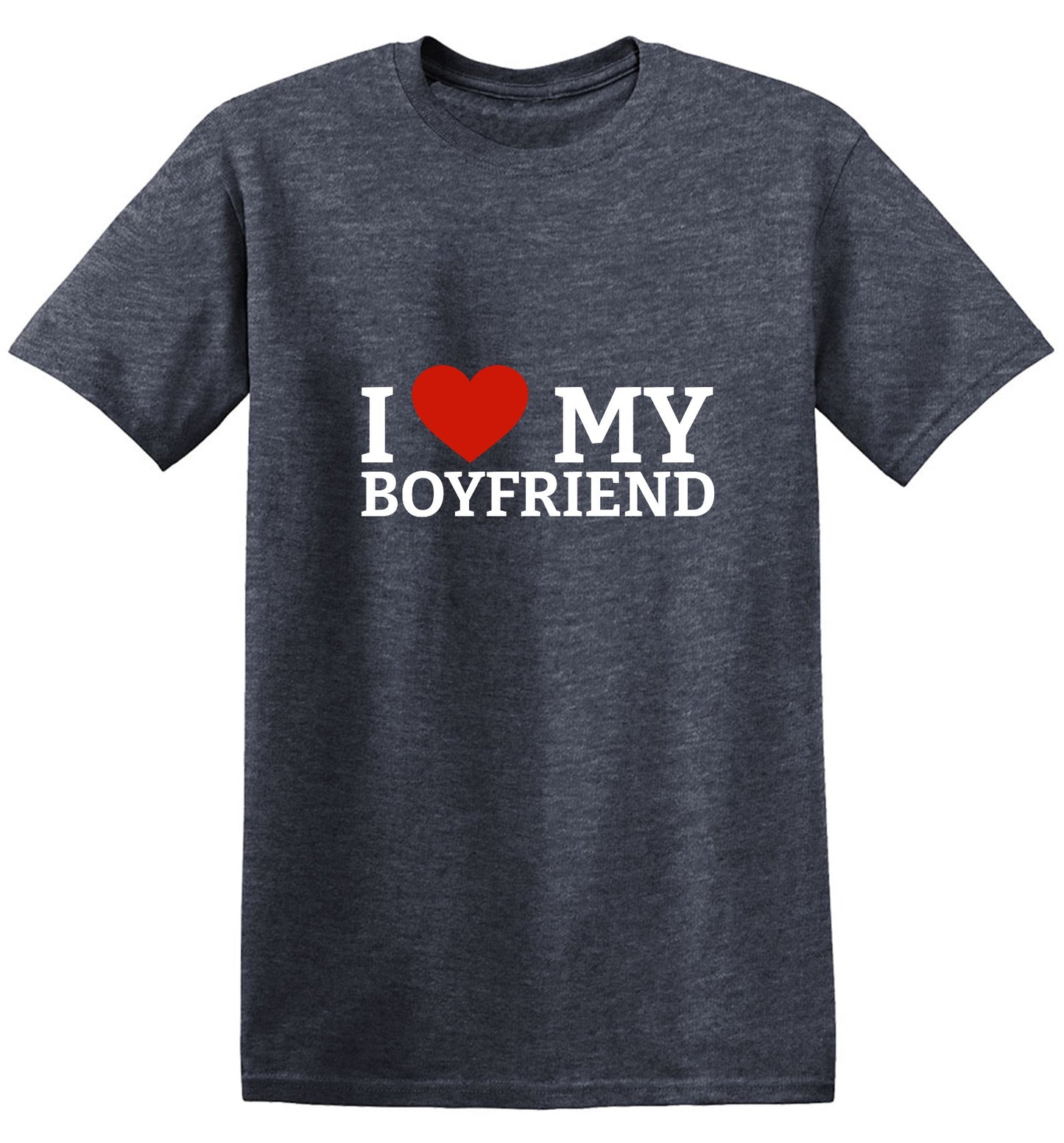 Funny T-Shirts design "I Love My Boyfriend T-Shirt"