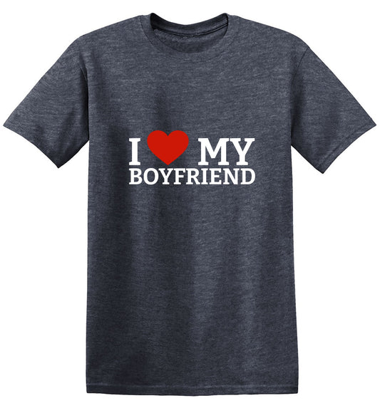 Funny T-Shirts design "I Love My Boyfriend T-Shirt"
