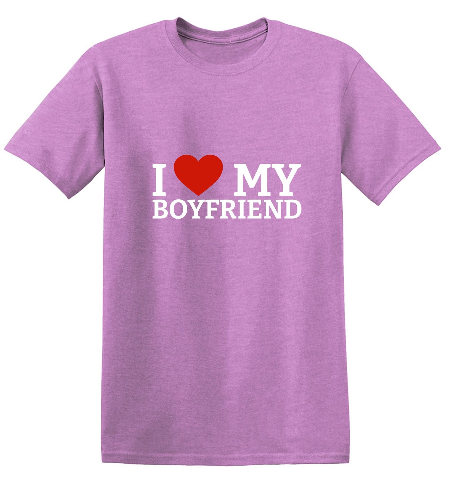 Funny T-Shirts design "I Love My Boyfriend T-Shirt"