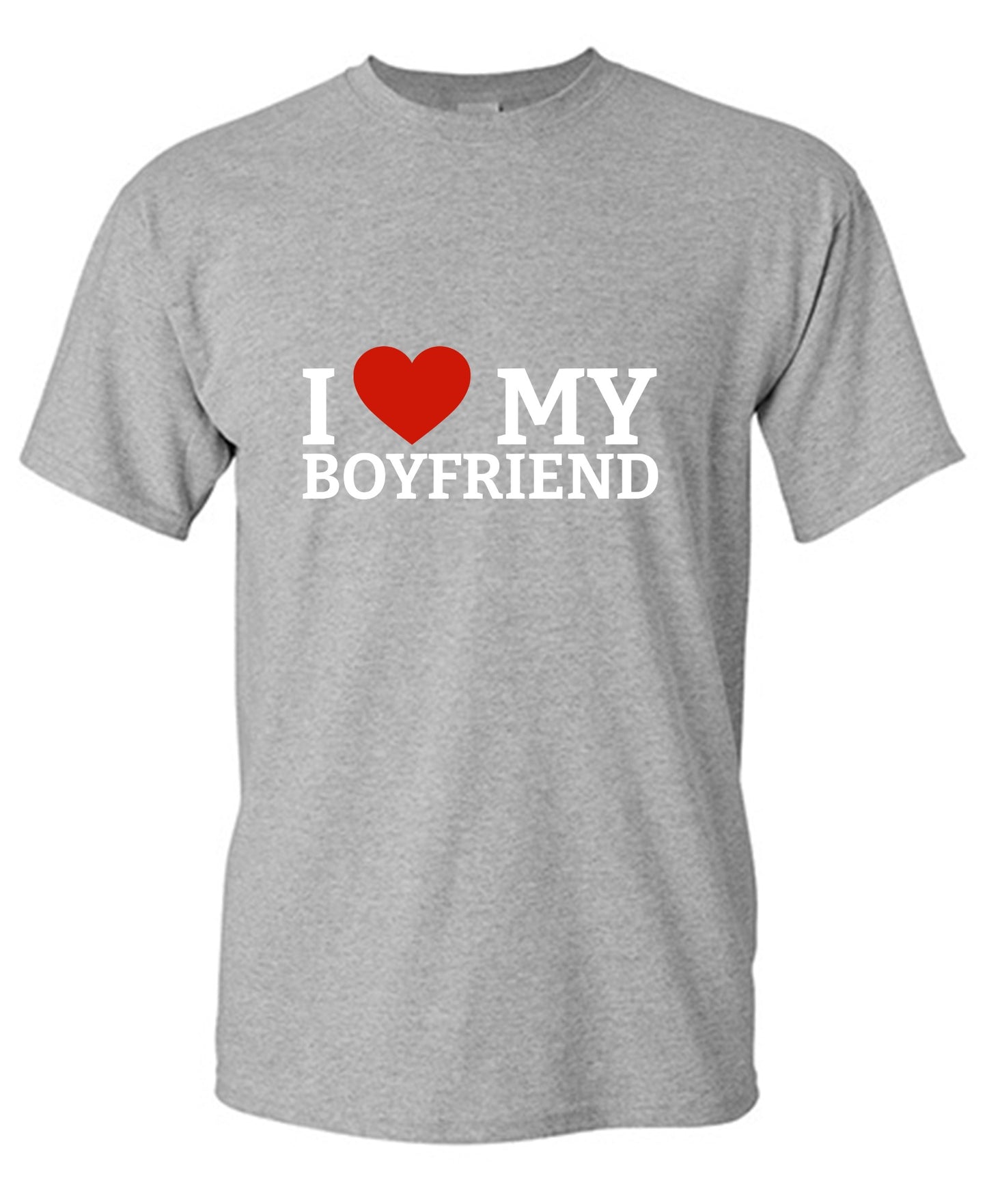 Funny T-Shirts design "I Love My Boyfriend T-Shirt"