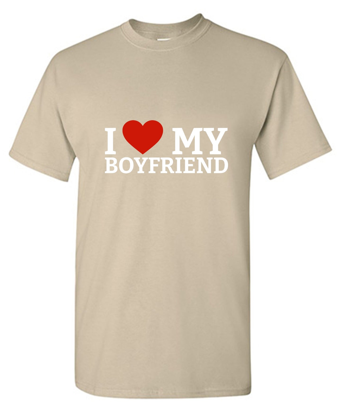 Funny T-Shirts design "I Love My Boyfriend T-Shirt"