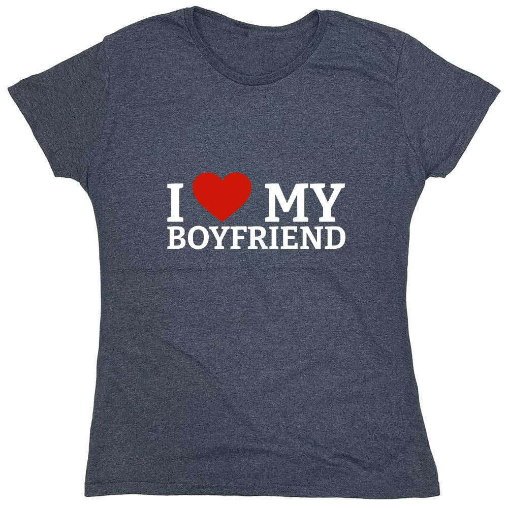 Funny T-Shirts design "I Love My Boyfriend T-Shirt"