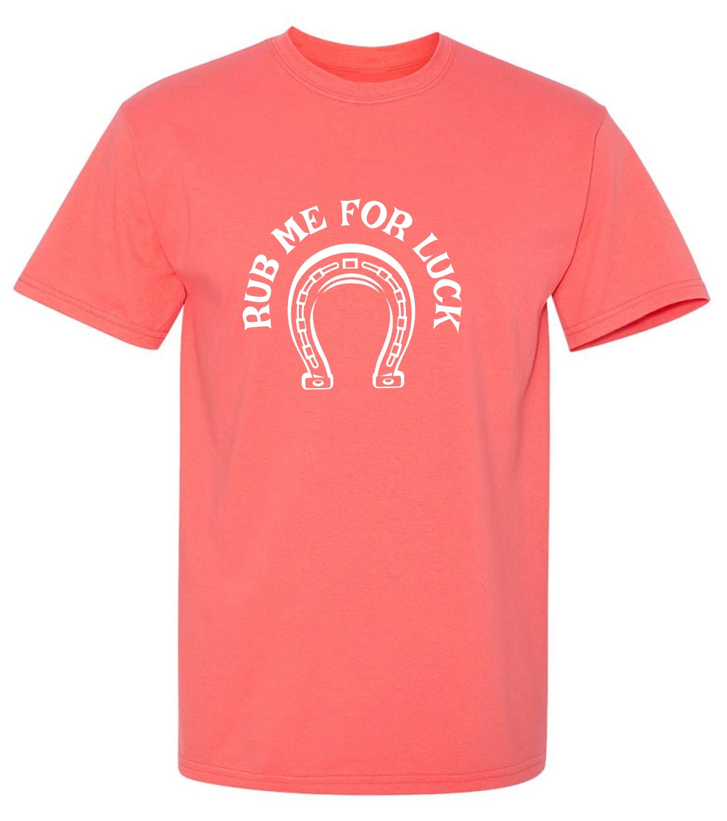 Funny T-Shirts design "Rub Me For Luck T-Shirt - Tall Tee"
