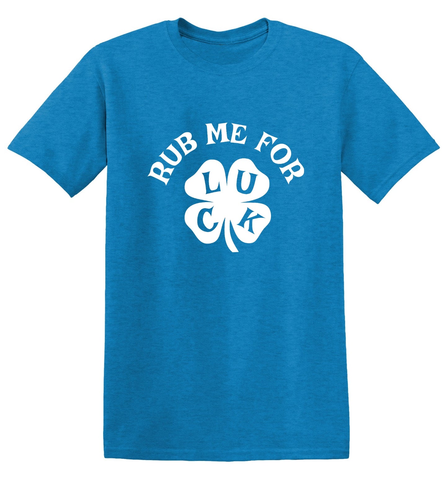 Funny T-Shirts design "Rub Me For Luck, Clover T-Shirt"