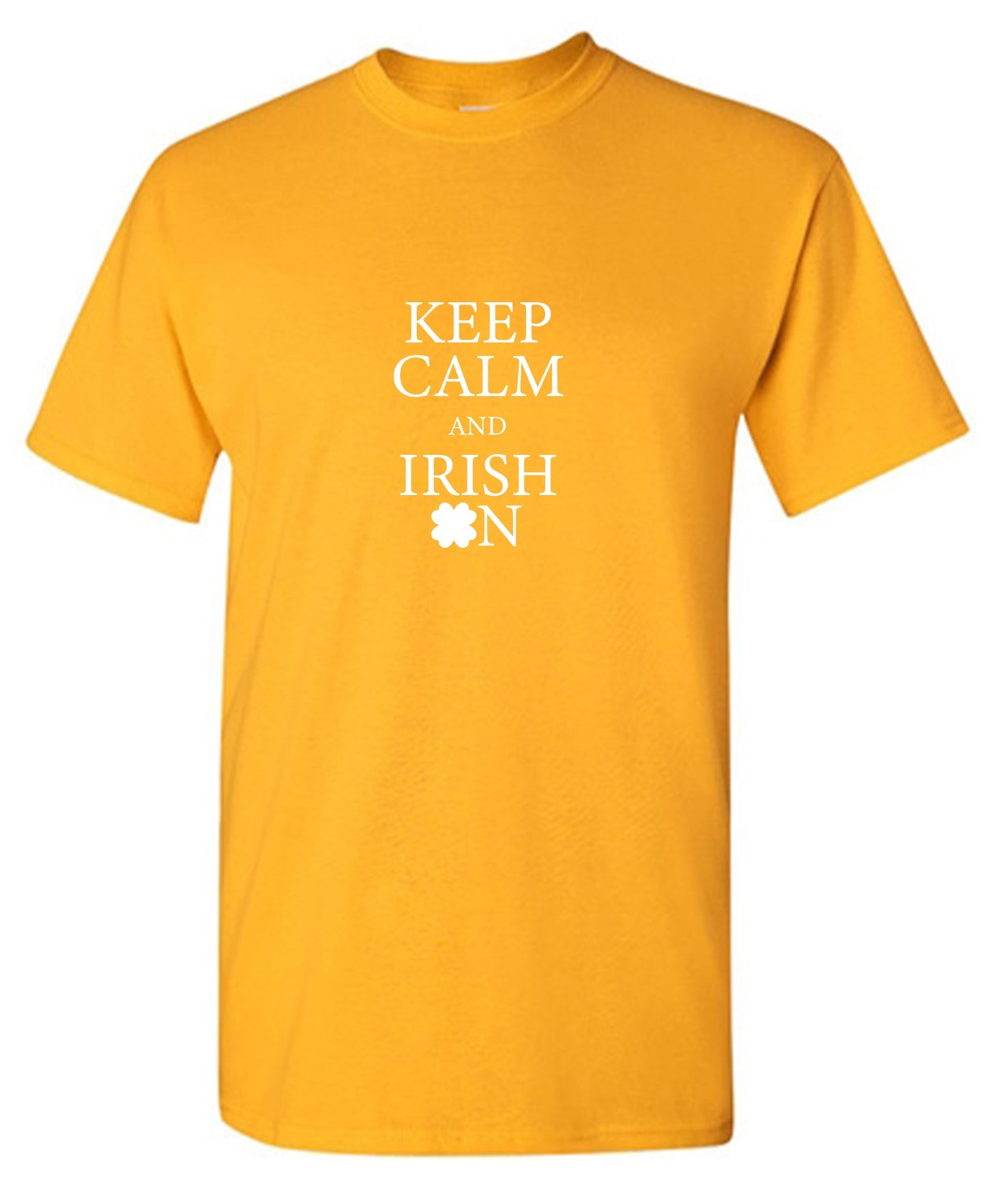 Funny T-Shirts design "Keep Calm and Irish On T-Shirt - Tall Tee"