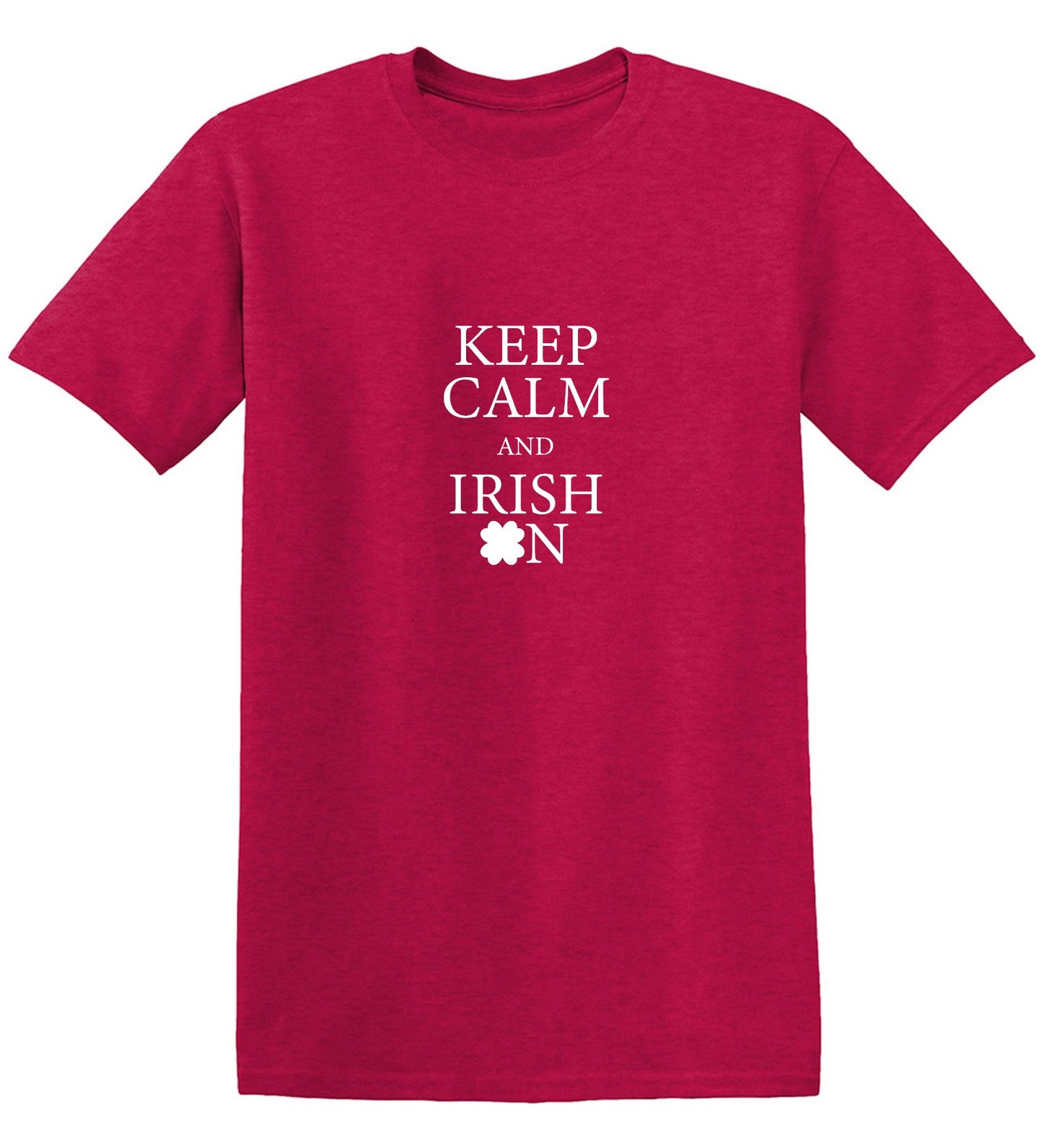 Funny T-Shirts design "Keep Calm and Irish On T-Shirt"