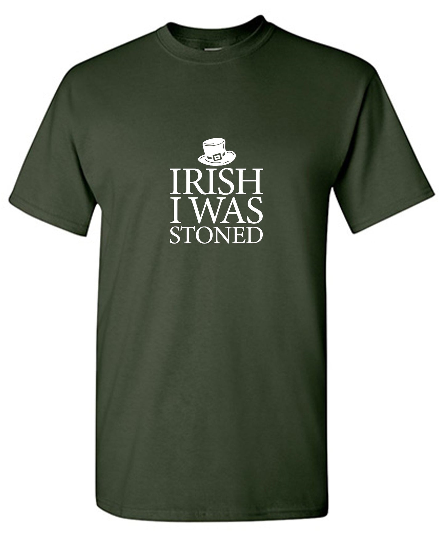 Funny T-Shirts design "Irish I Was Stoned T-Shirt"