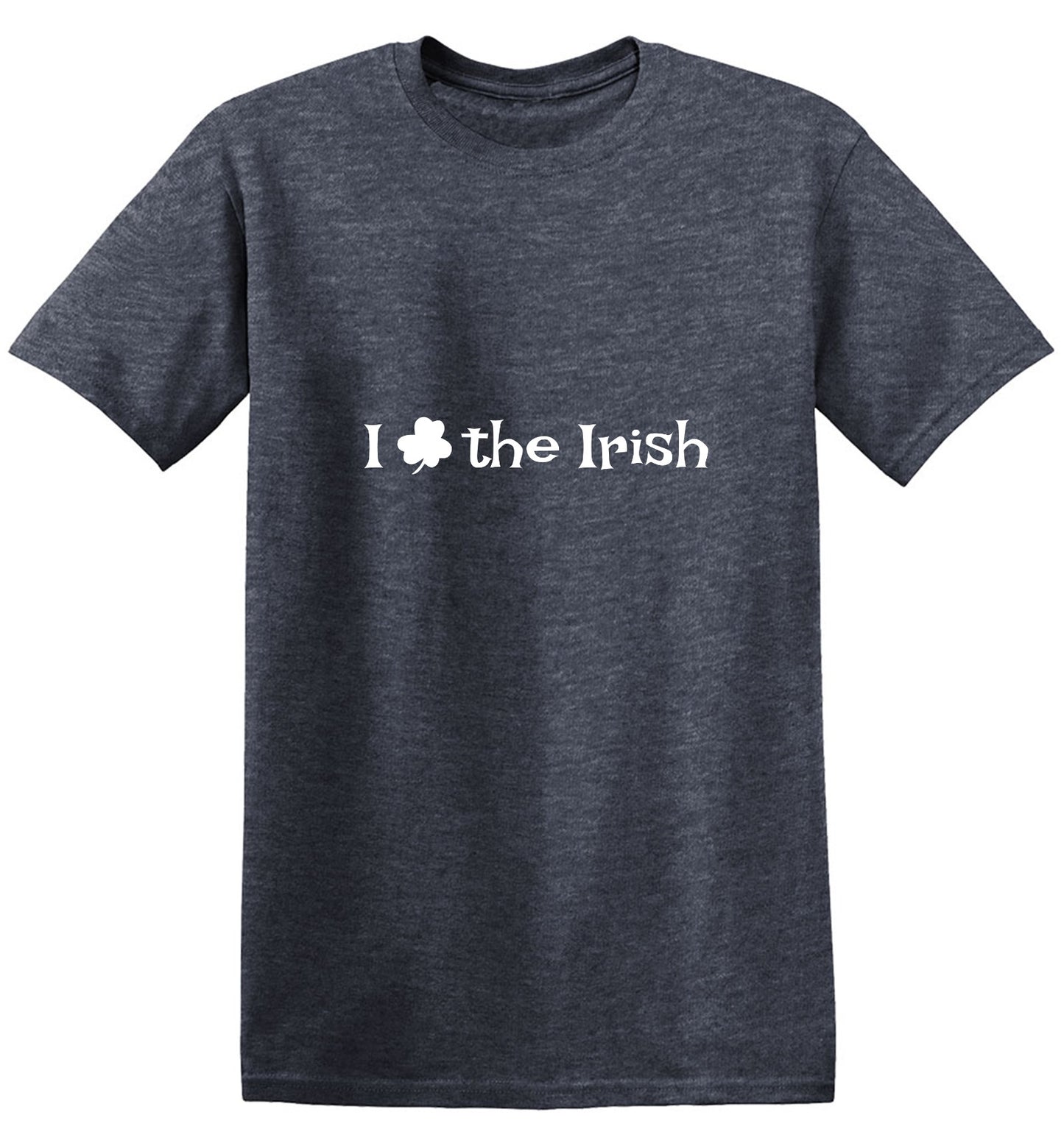 Funny T-Shirts design "I Clover The Irish (Love)"