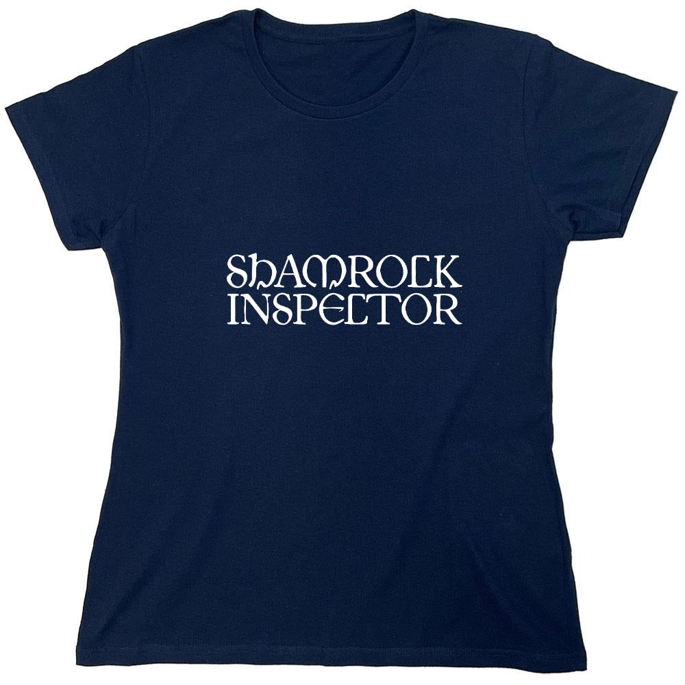 Funny T-Shirts design "Shamrock Inspector"
