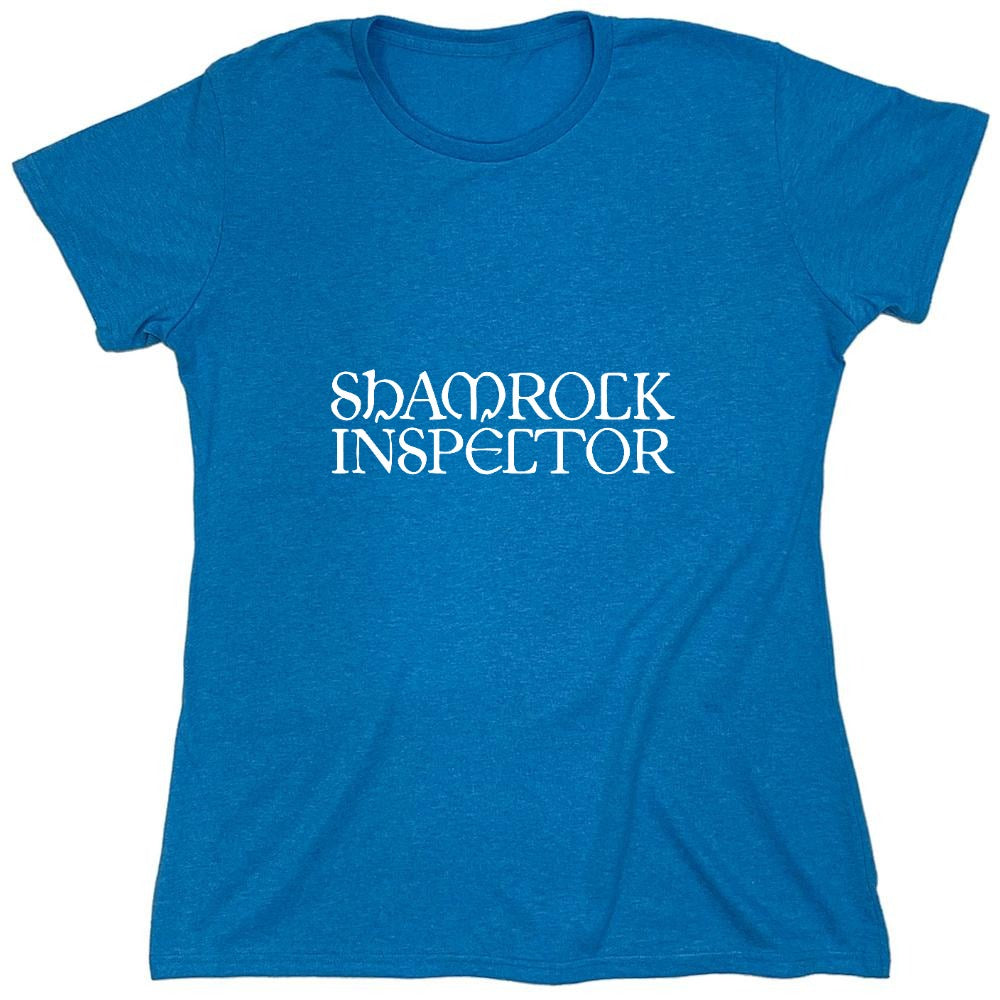 Funny T-Shirts design "Shamrock Inspector"