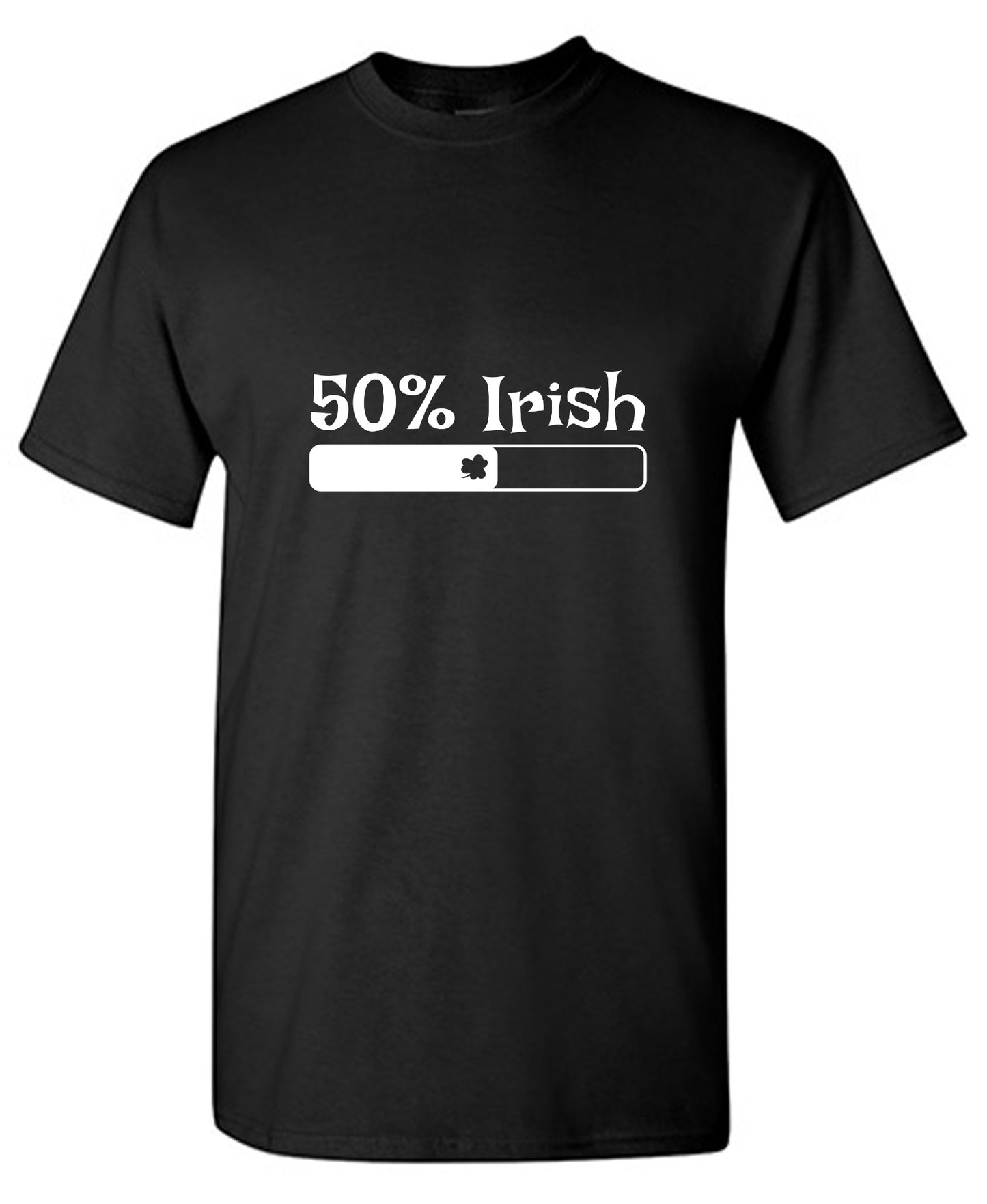 Funny T-Shirts design "50% Irish T-Shirt - Tall Tee"
