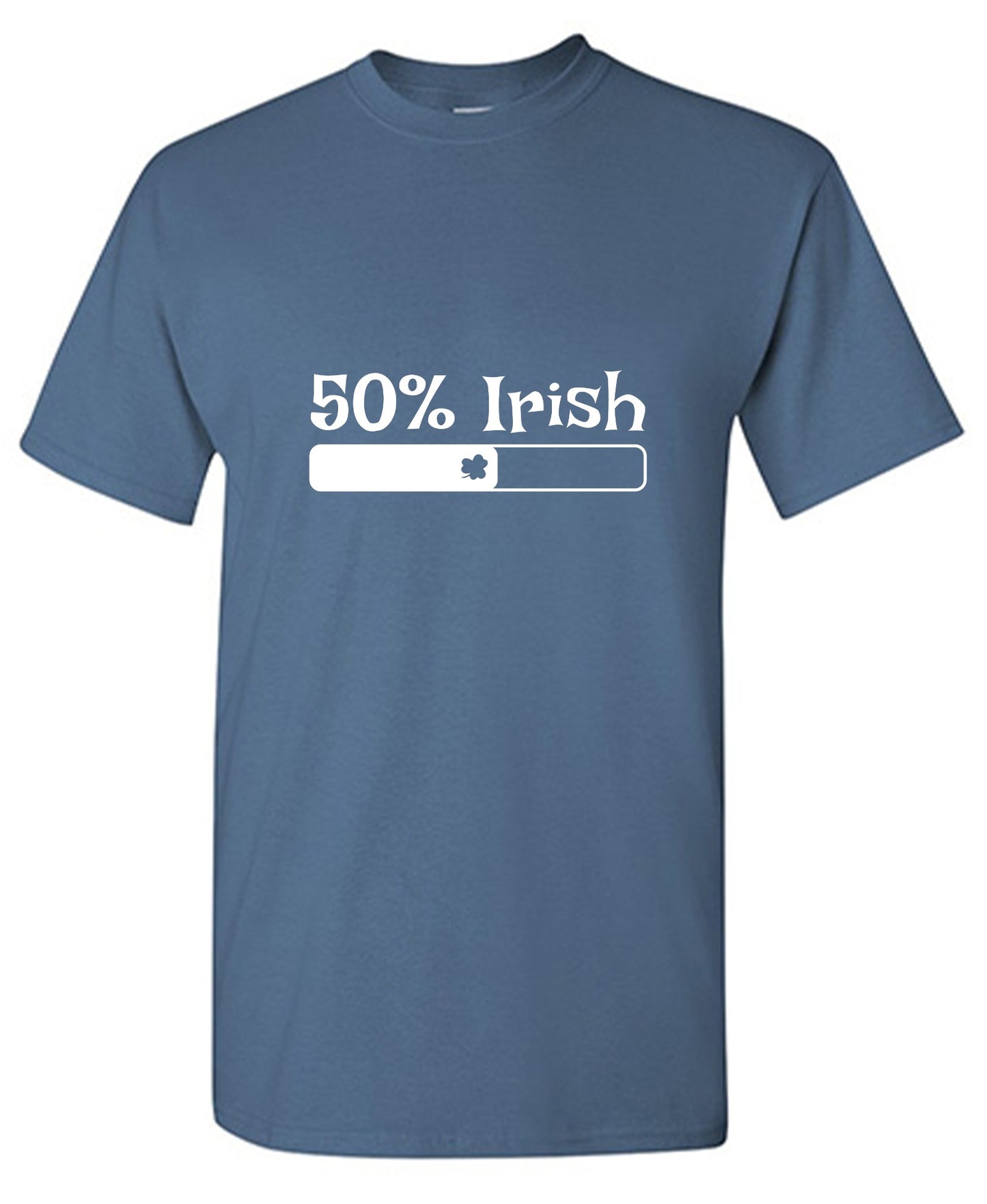 Funny T-Shirts design "50% Irish T-Shirt - Tall Tee"