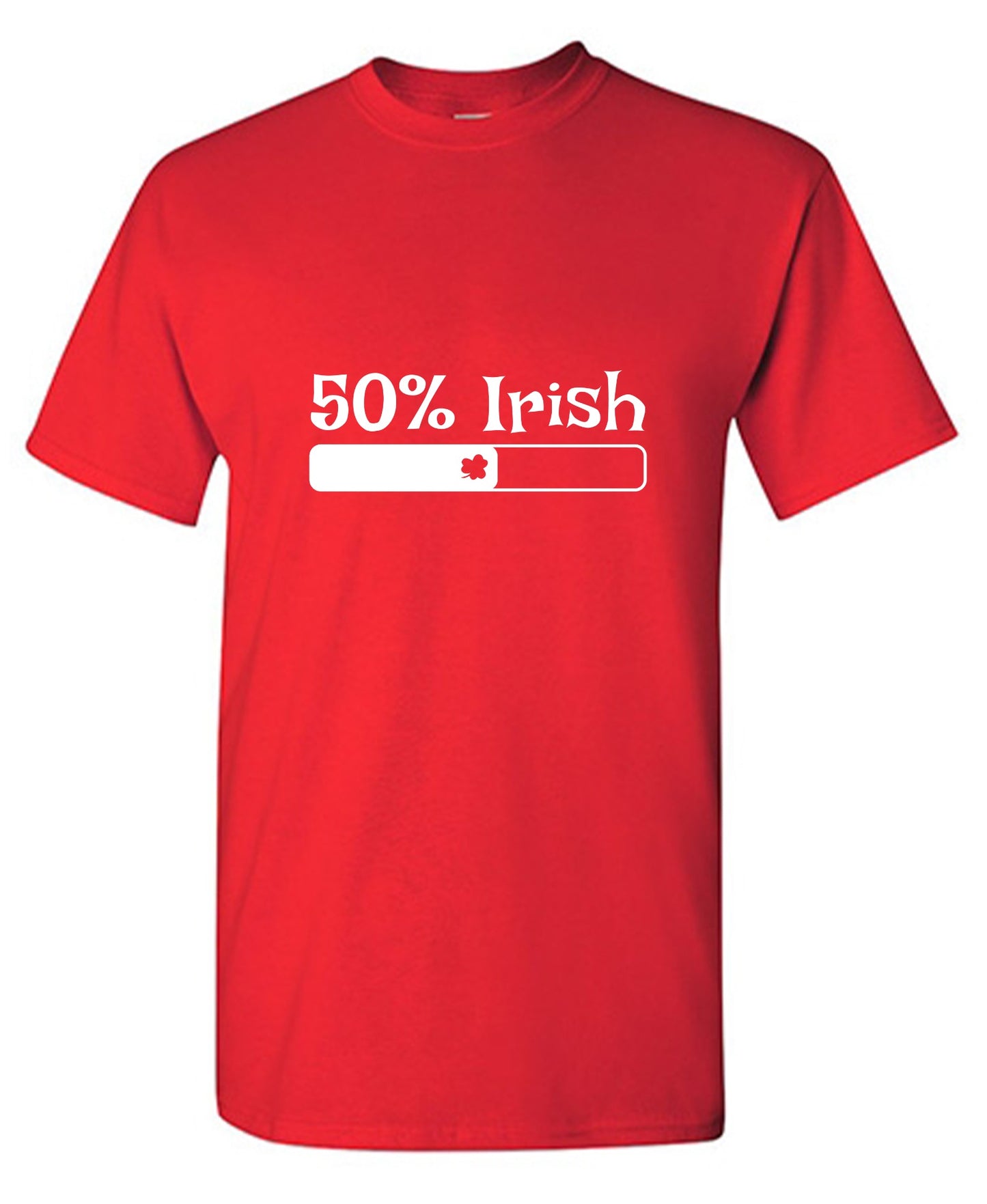 Funny T-Shirts design "50% Irish T-Shirt"