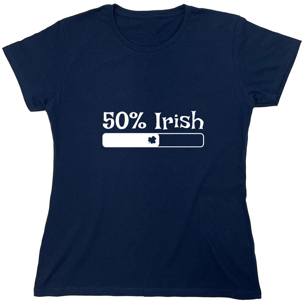 Funny T-Shirts design "50% Irish T-Shirt"