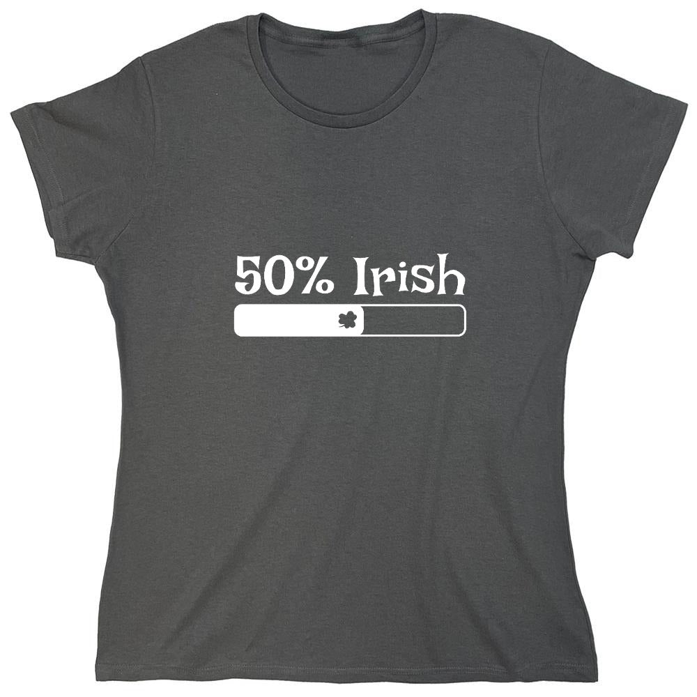 Funny T-Shirts design "50% Irish T-Shirt"