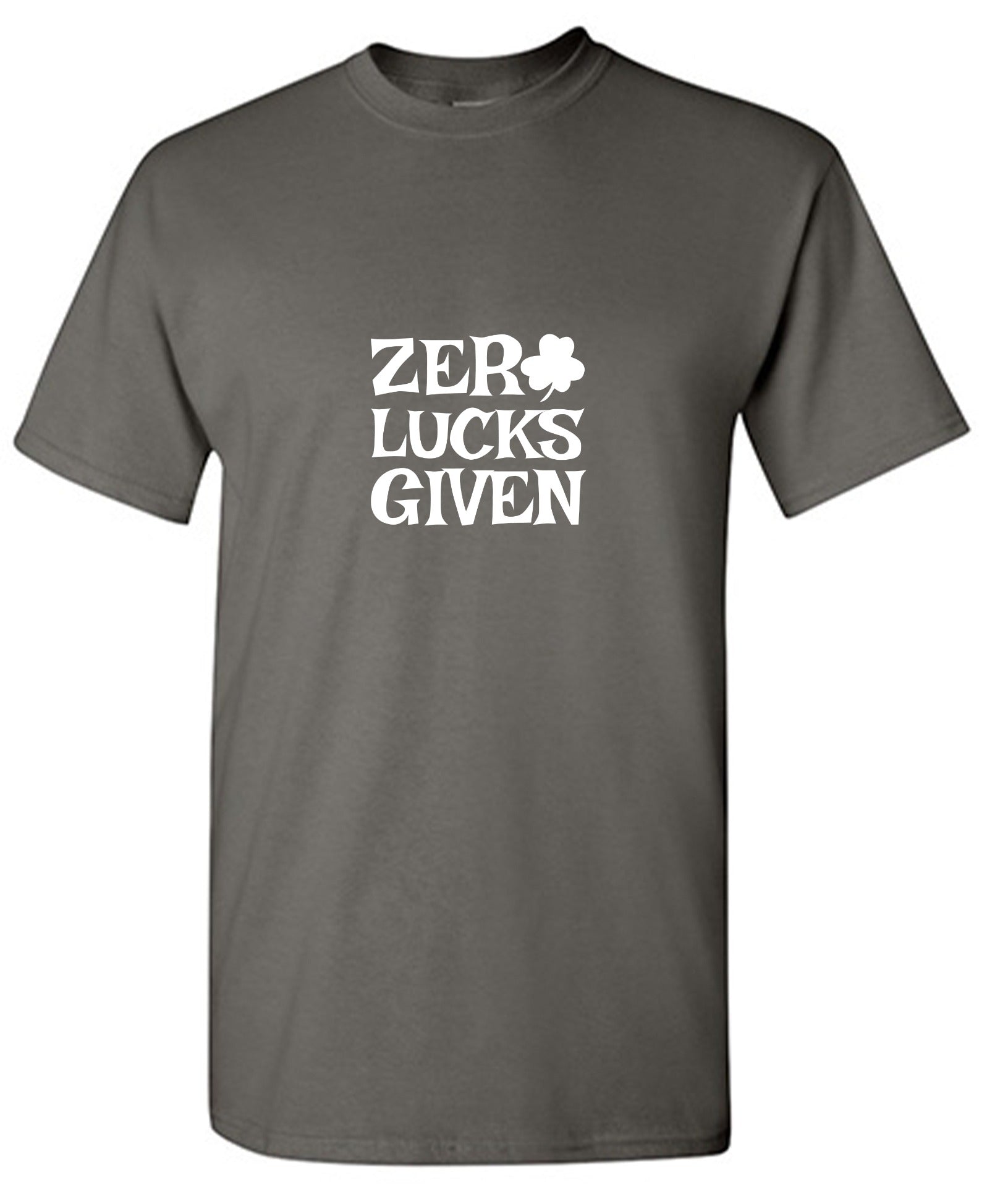 Funny T-Shirts design "Zero Luck Given T-Shirt - Youth"