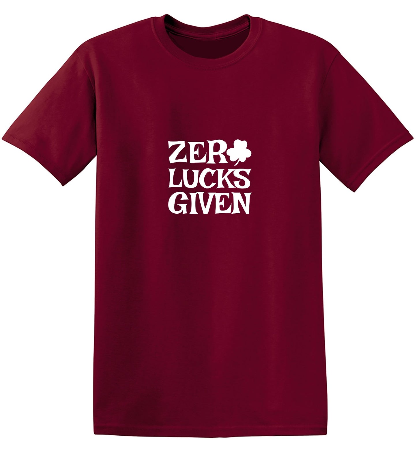 Funny T-Shirts design "Zero Luck Given T-Shirt - Youth"
