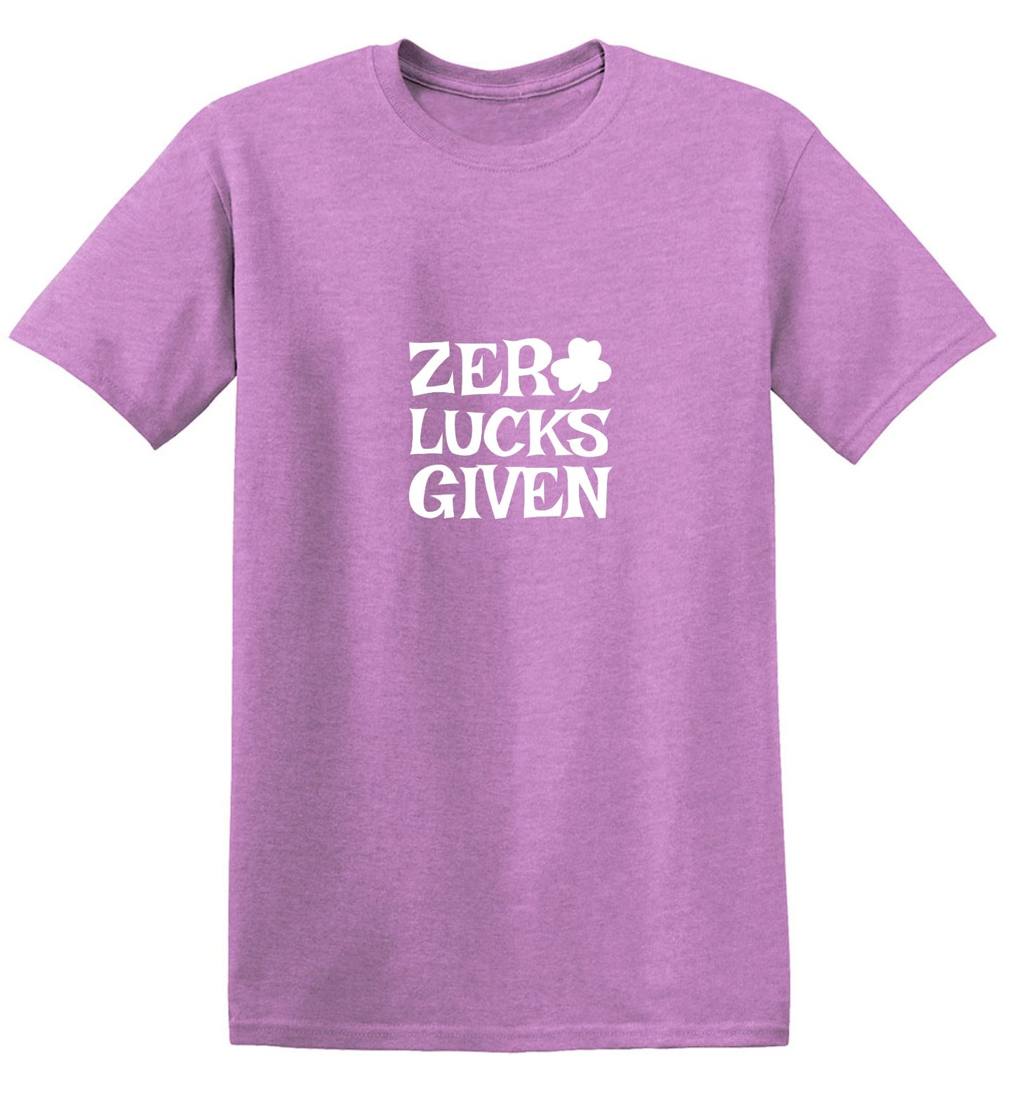 Funny T-Shirts design "Zero Luck Given"