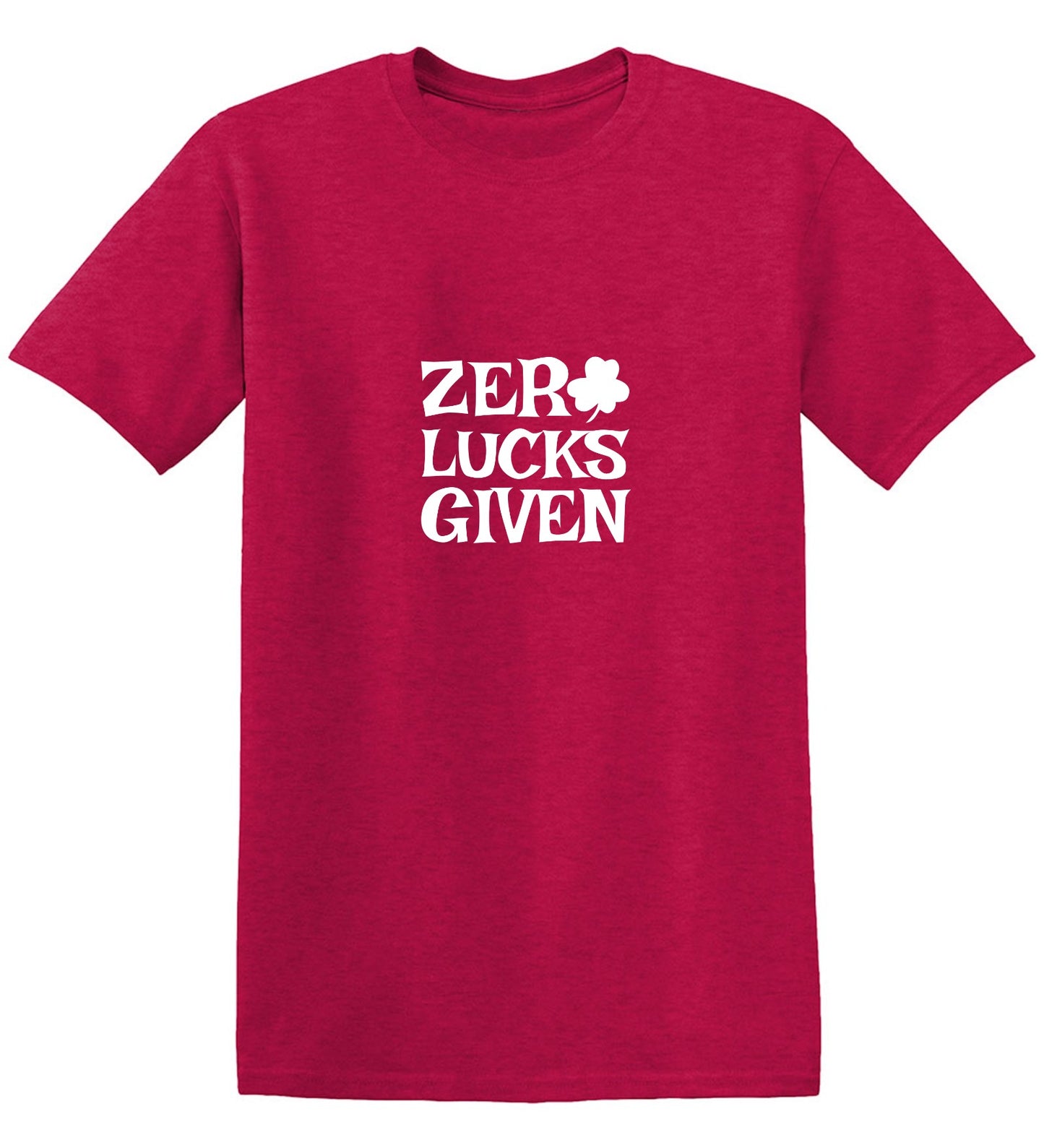 Funny T-Shirts design "Zero Luck Given T-Shirt - Youth"