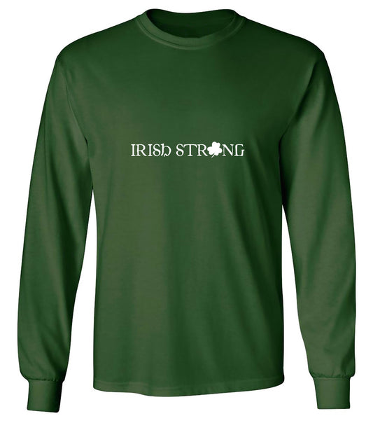 Funny T-Shirts design "Irish Strong T-Shirt - Long Sleeve"