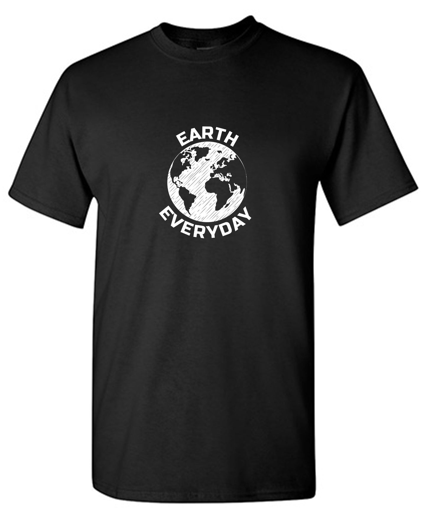 Funny T-Shirts design "Earth Everyday T-Shirt - Ring Spun Tee"
