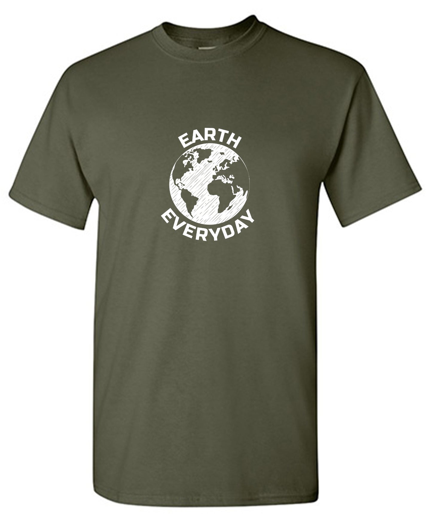 Funny T-Shirts design "Earth Everyday T-Shirt - Ring Spun Tee"