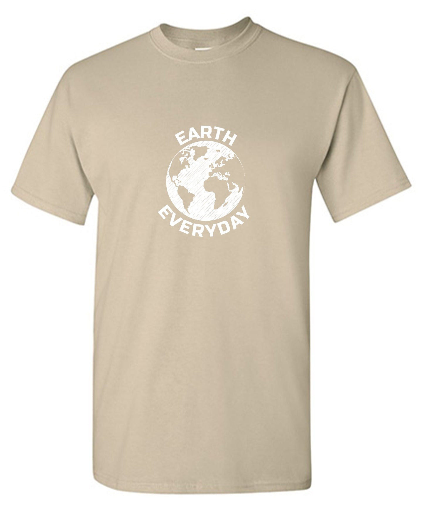 Funny T-Shirts design "Earth Everyday T-Shirt - Ring Spun Tee"