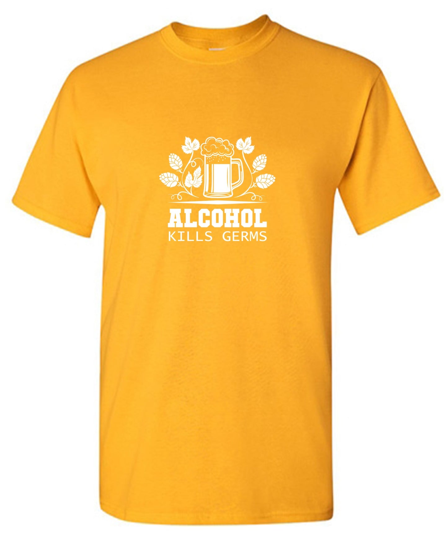 Funny T-Shirts design "Alcohol Kills Germs T-Shirt"