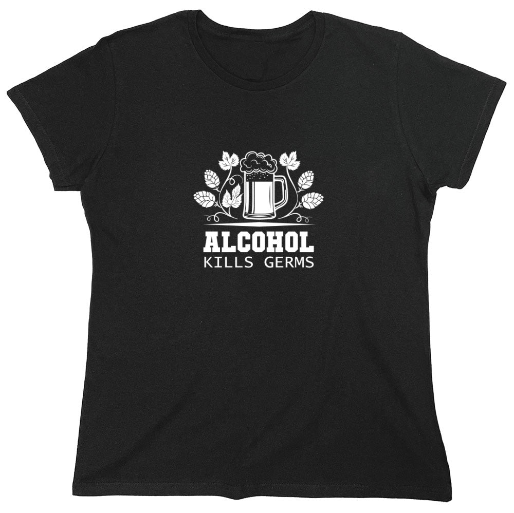 Funny T-Shirts design "Alcohol Kills Germs T-Shirt"