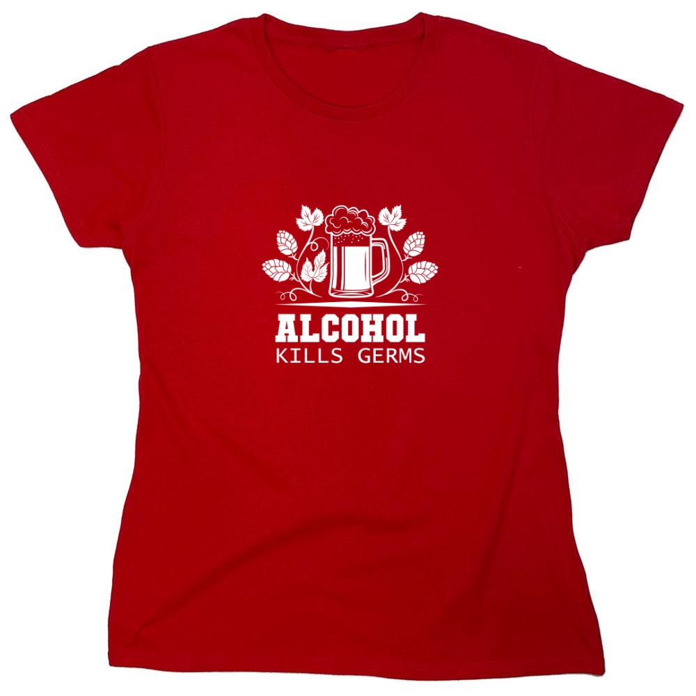 Funny T-Shirts design "Alcohol Kills Germs T-Shirt"