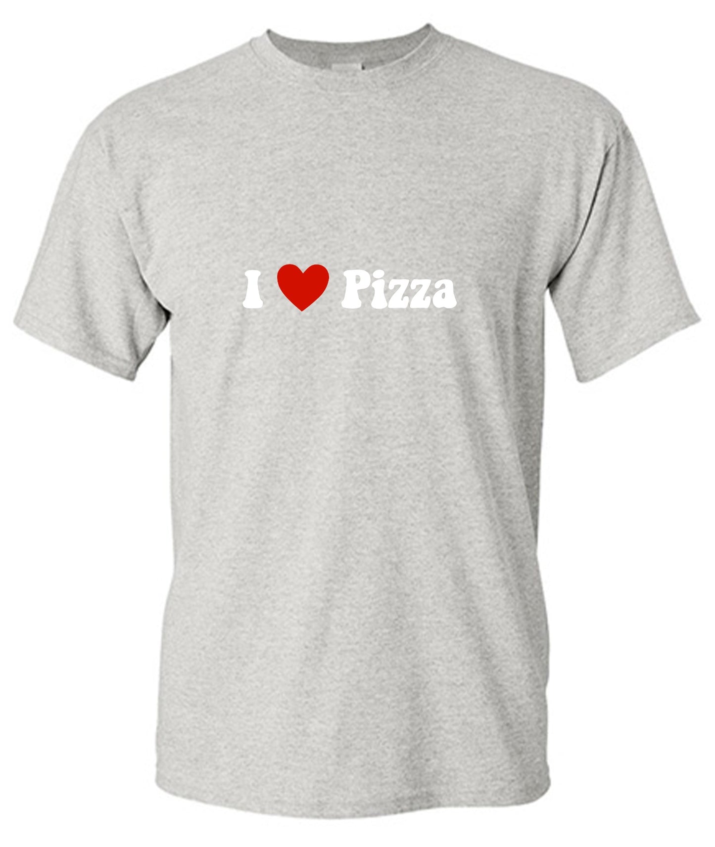 Funny T-Shirts design "I Love Pizza T-Shirt - Ring Spun Tee"
