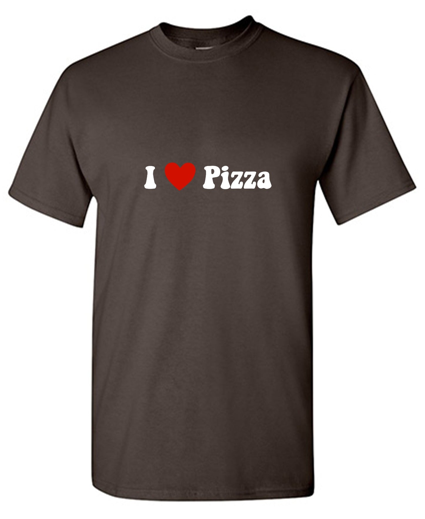 Funny T-Shirts design "I Love Pizza T-Shirt - Ring Spun Tee"
