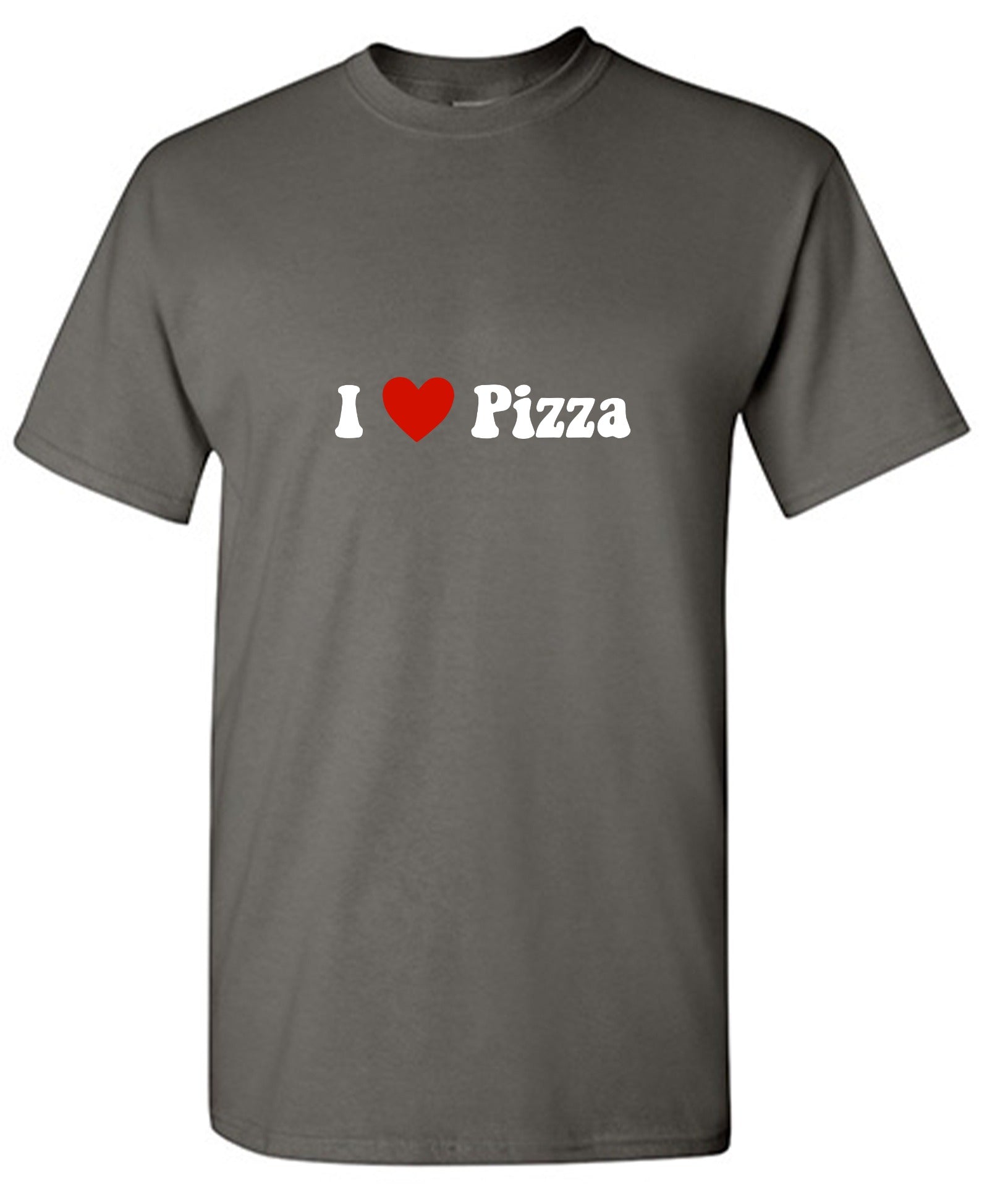 Funny T-Shirts design "I Love Pizza T-Shirt - Ring Spun Tee"