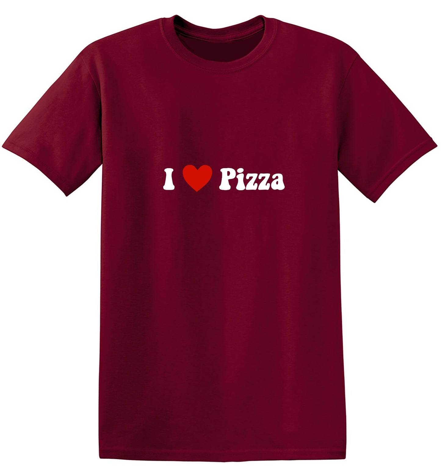 Funny T-Shirts design "I Love Pizza T-Shirt - Ring Spun Tee"