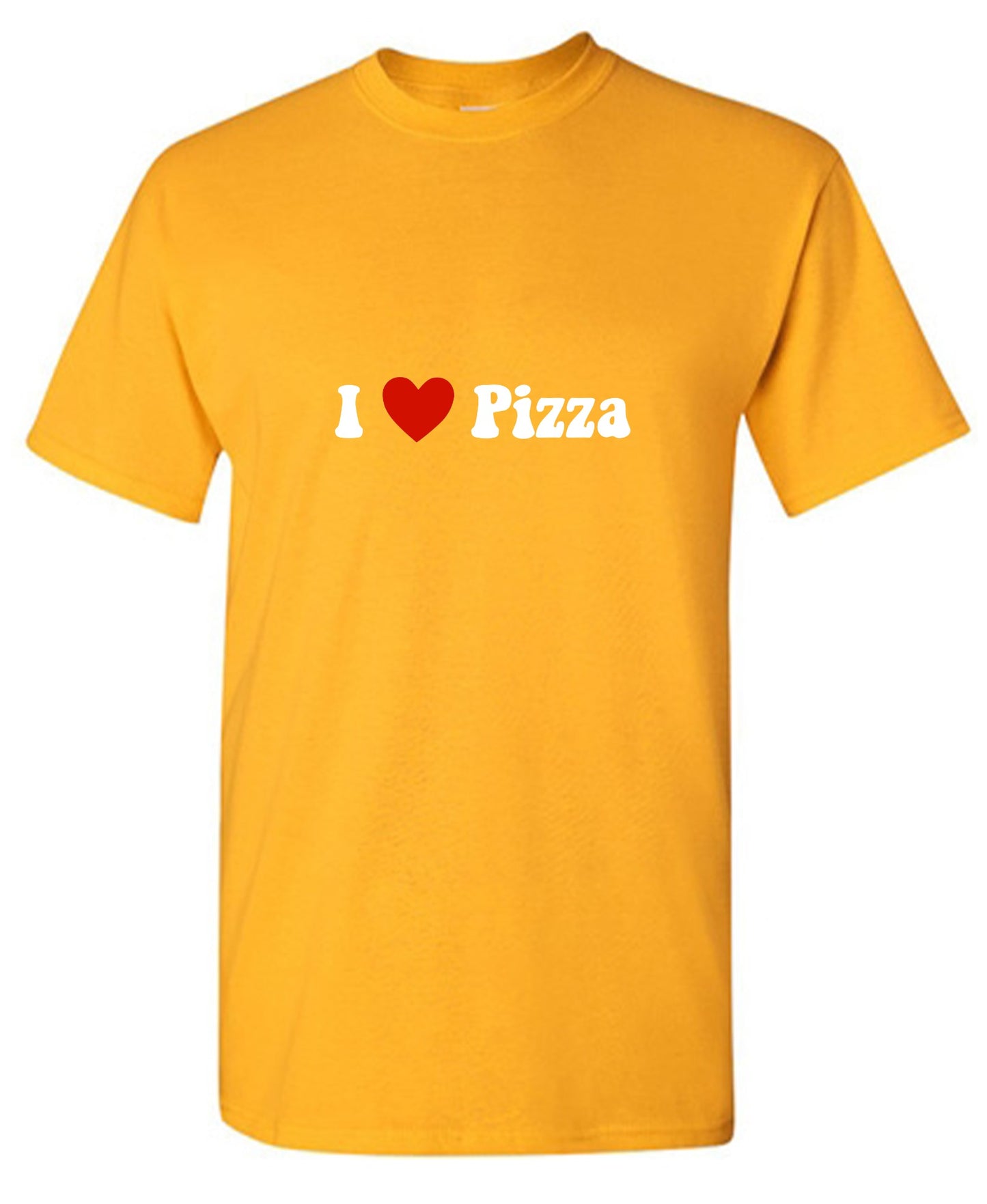 Funny T-Shirts design "I Love Pizza T-Shirt - Ring Spun Tee"