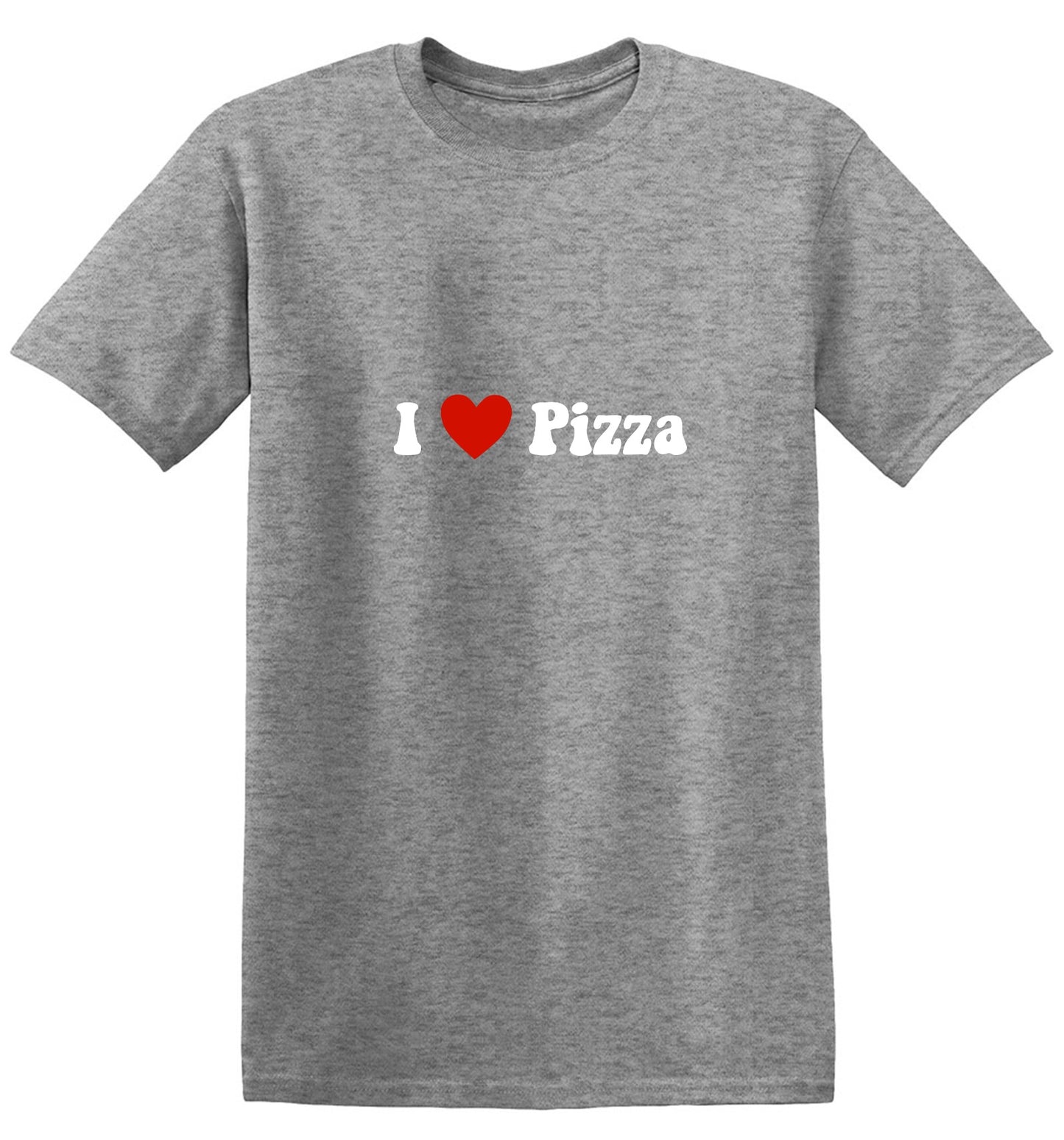 Funny T-Shirts design "I Love Pizza T-Shirt - Ring Spun Tee"