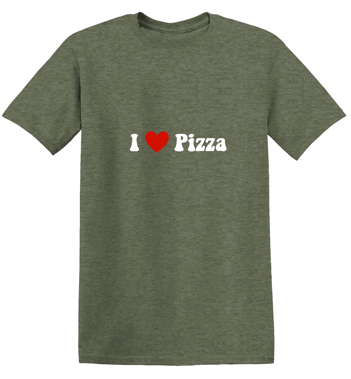 Funny T-Shirts design "I Love Pizza T-Shirt - Ring Spun Tee"