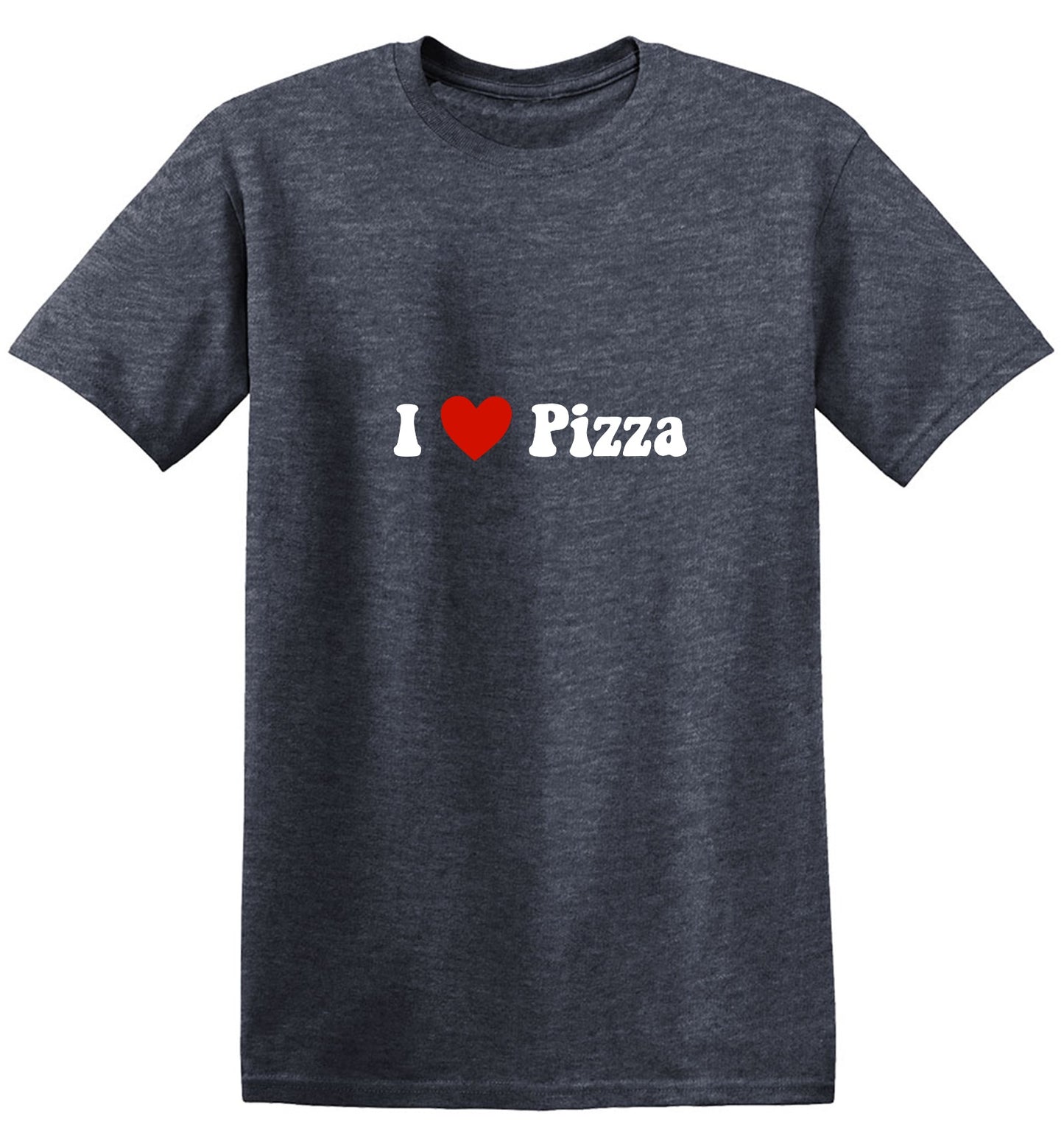 Funny T-Shirts design "I Love Pizza T-Shirt - Ring Spun Tee"