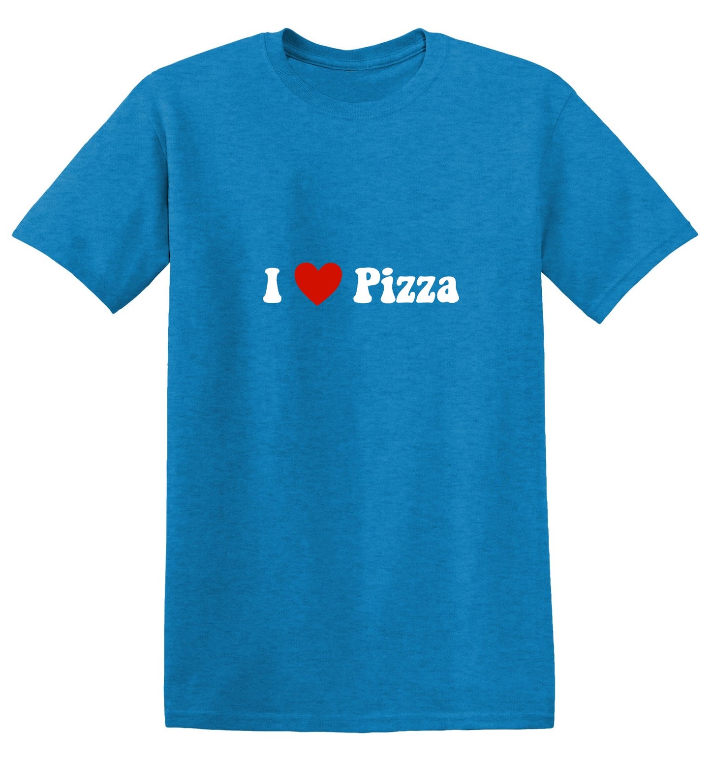 Funny T-Shirts design "I Love Pizza T-Shirt - Ring Spun Tee"